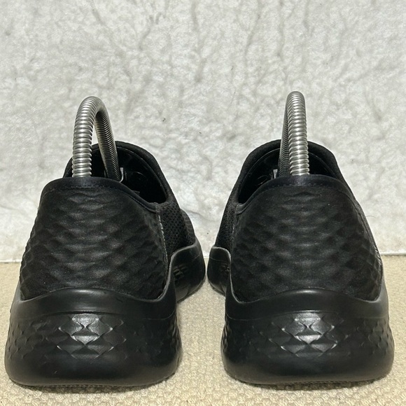 Skechers Womens Black Hands Free Slip Ins Casual Knit Slip On Sneaker Shoes SZ 7 - Picture 4 of 12